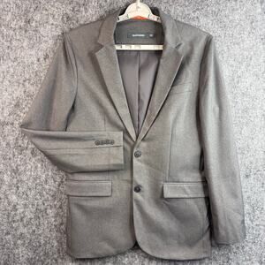 Bluffworks Gramercy Sports Coat Blazer Mens 40L Classic Solid Gray
